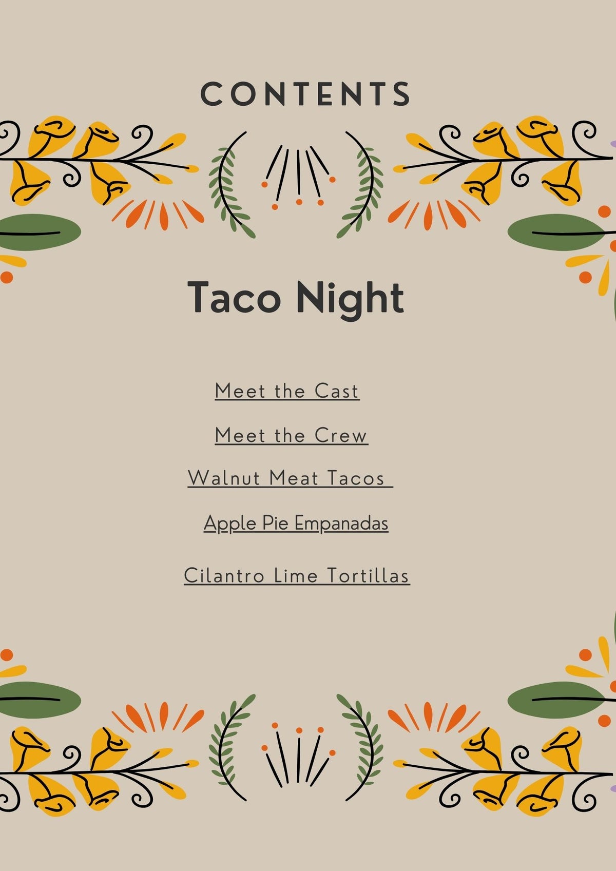 Taco Night