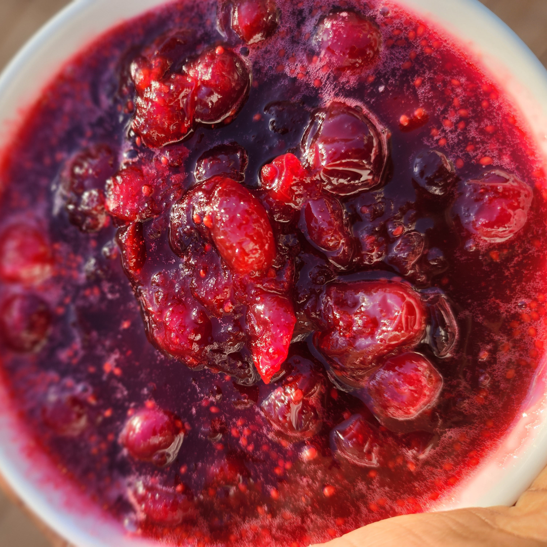 FRESH CRANBERRY SAUCE- THANKSGIVING SIDE